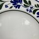 Set de 6 assiettes plates Churchill England, motif  fleur, 1970