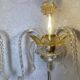 Pair of Murano Sconces in the style of Barovier & Toso, 1980s