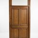 Solid oak entrance door 19th century