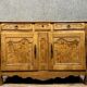 Louis XV period Bressan sideboard in walnut and elm burl, 18th century