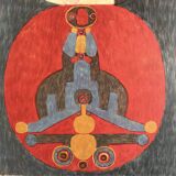 Pierre courtin, from life to love, 1971. lithograph signed in pencil