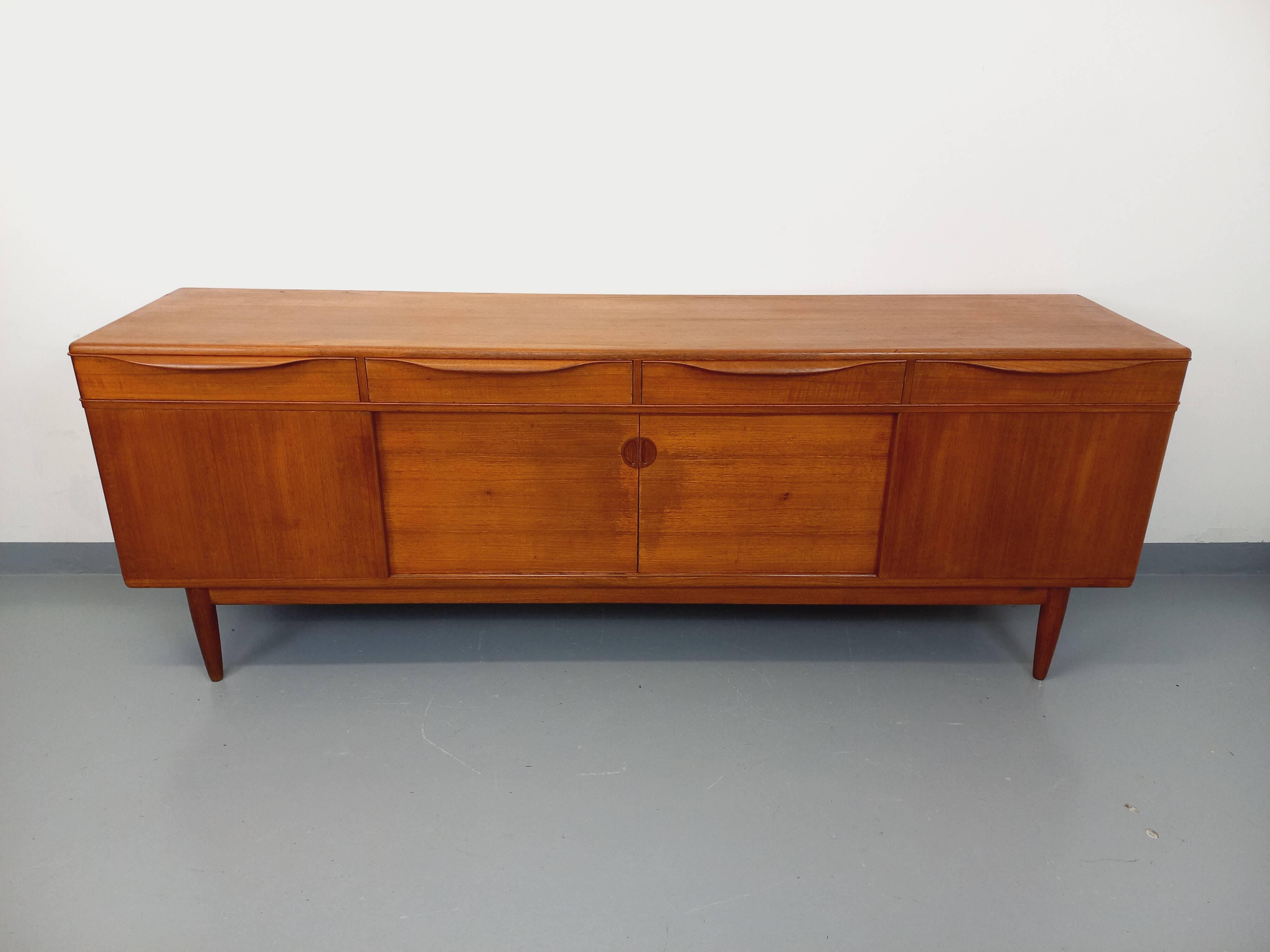 Vintage Scandinavian teak sideboard from the 60s, Johannes Andersen for Samcom
