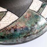 Vintage Ceramic Vase | Raku Glazing | Bohemian Eclectic