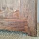 Buffet parisien bas ancien en bois patiné - intérieur fleuri