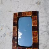Long square mirror by Mithé Espelt