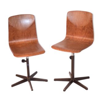 Pair of 60s adjustable Pagholz chairs