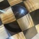 Cendrier, vide-poche hexagonal vintage en onyx et marbre
