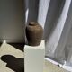 Borneo vase in beige terracotta H35 D23