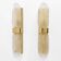 Pair of "Graniglia" Murano Glass and Brass Leaf Sconces