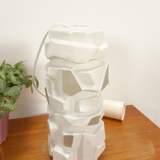 Vintage glass pendant lamp