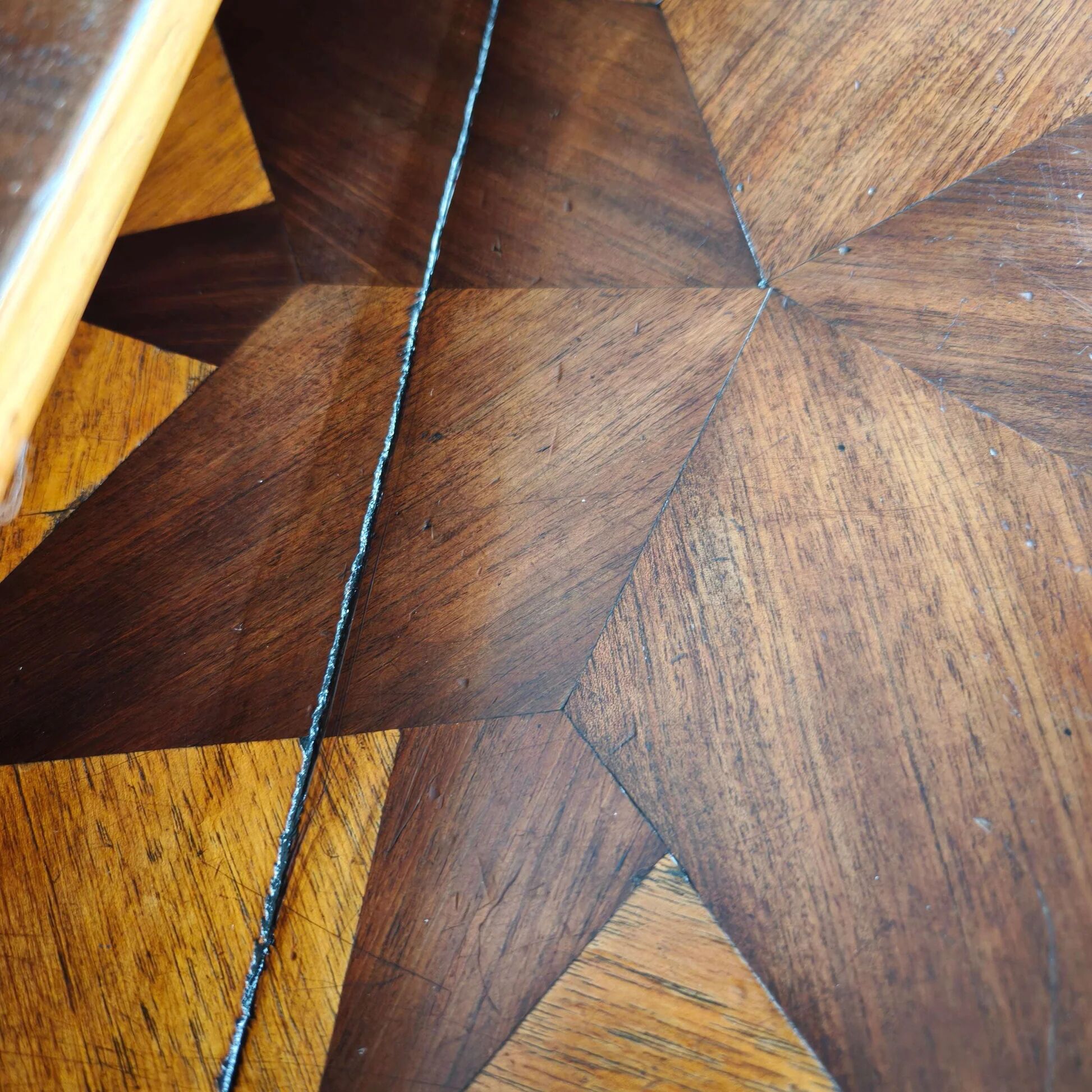 19th century German marquetry writing desk