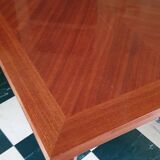 Varnished wooden table from the 1960s.