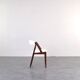 Teak & Boucle Chairs Model 31 by Kai Kristiansen for Schou Andersen, 1960s,