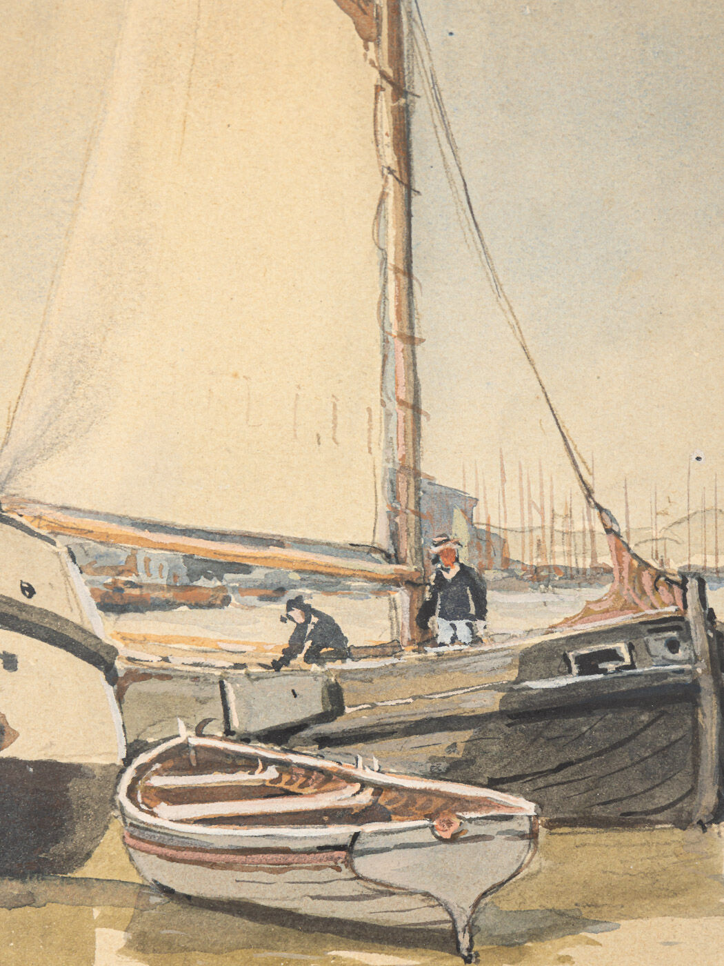 Norderney, Gouache on thick Paper, 46 x 45 cm