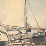 Norderney, Gouache on thick Paper, 46 x 45 cm