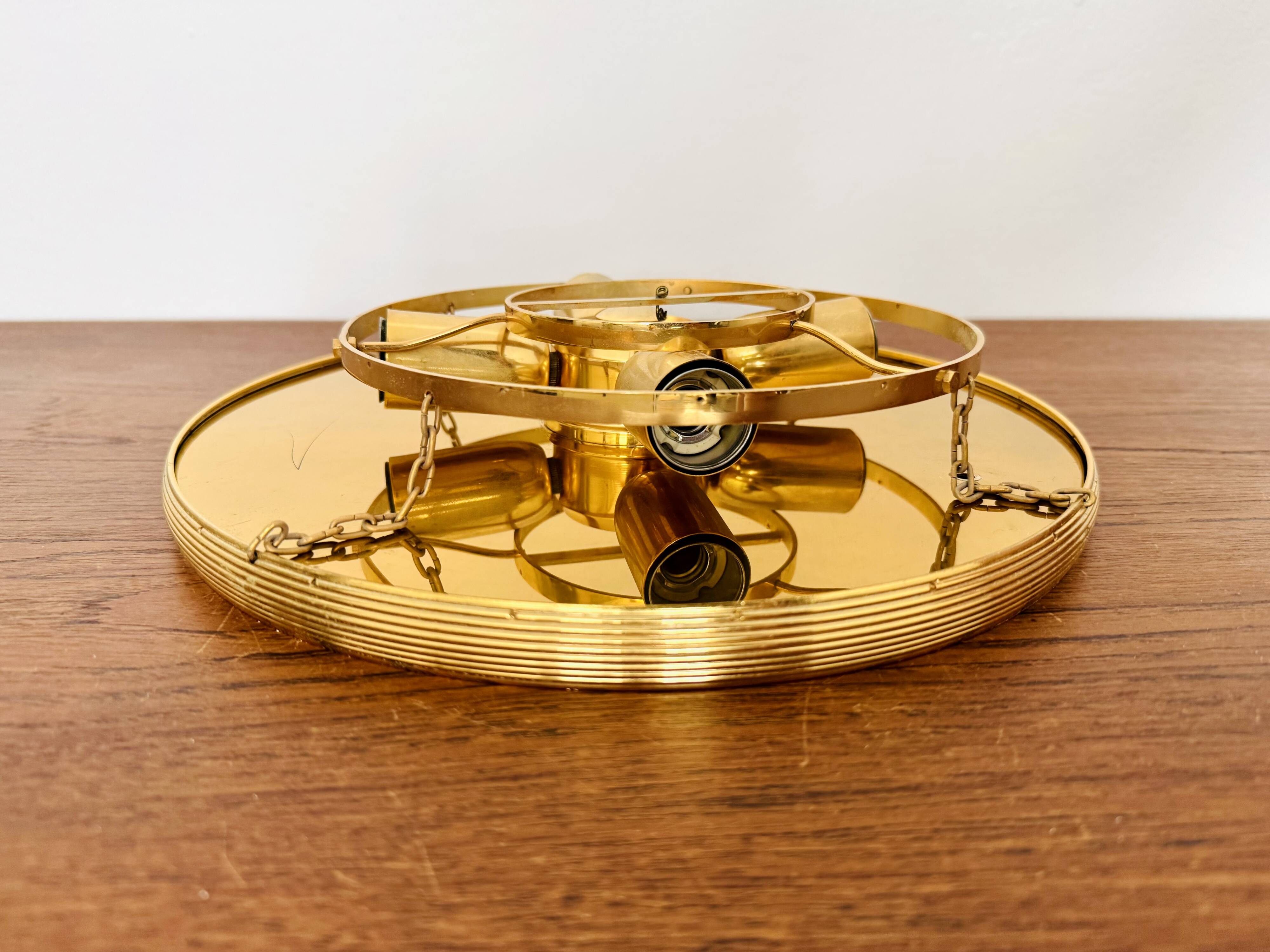 Flush Chandelier by Ernest Palme