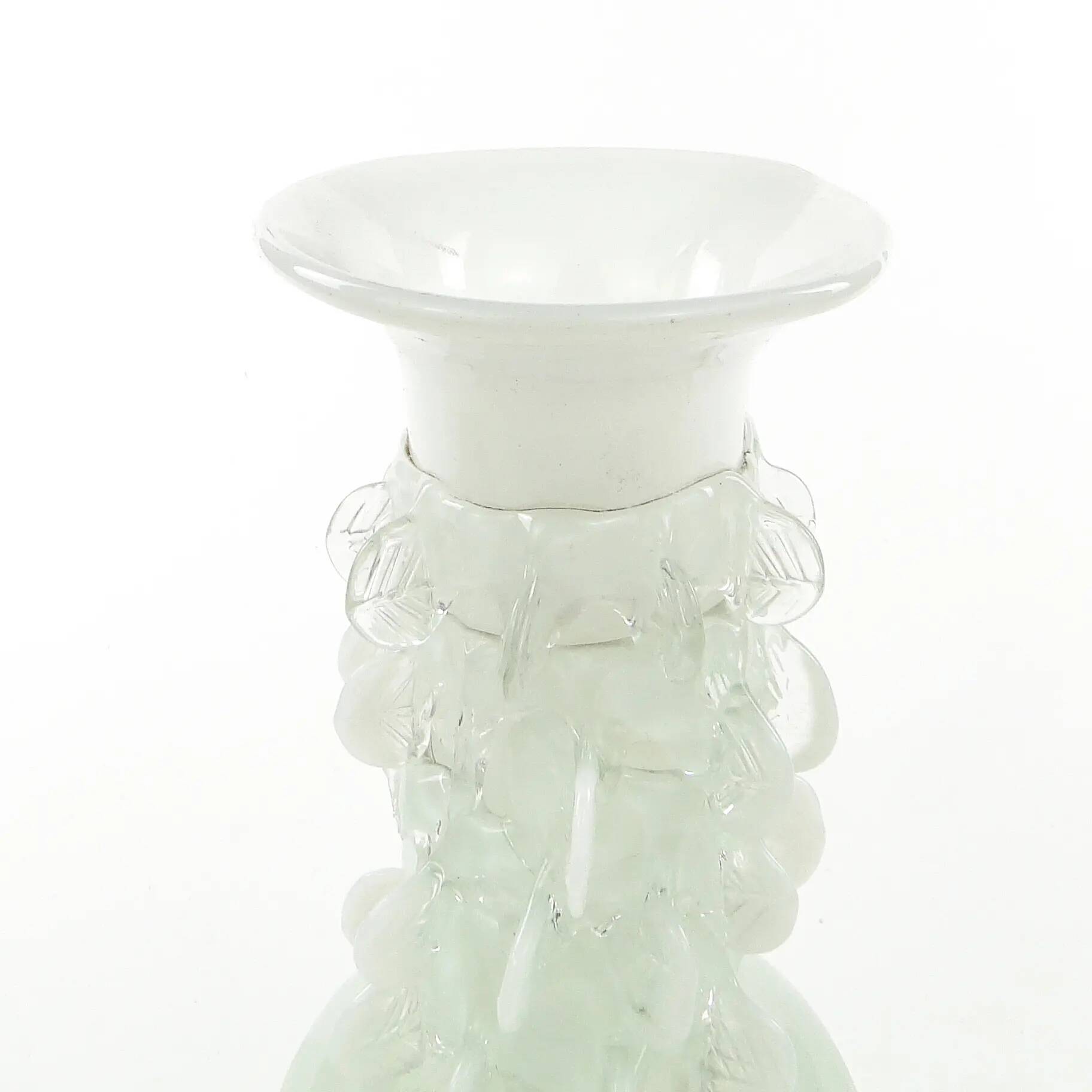 Bride vase, modernism, glass, designed by J. Słuczan-Orkusz, Poland, 1970s