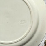 Round plate terre de fer salins model parmentier made in france