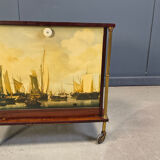 Mid-century modern French bar cabinet, 1960s