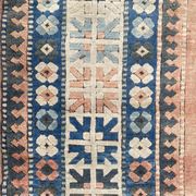 Vintage Turkish carpet Kars Anatolia handmade 224x324 cm