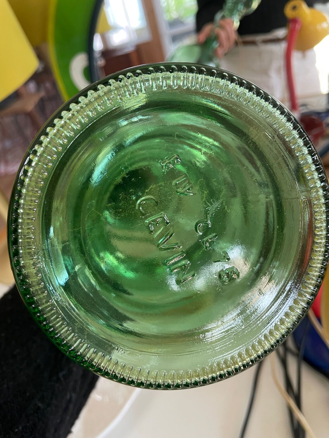 Spectacular Italian glass lamp