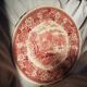 Villleroy & Boch Burgenland grand plat de service/gâteau rouge