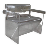plexiglass bench, 1970