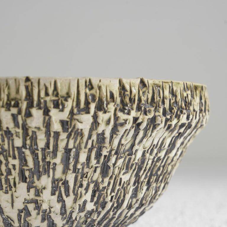Ceramic bowl 'Birch Bark' mid-20th century