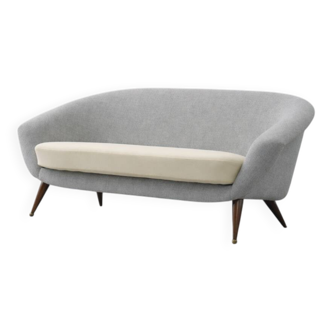 Vintage Mid-Century Modern Swedish Tellus Sofa by Folke Jansson, 1950s