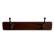Scandinavian coat rack in solid teak from the 1970s.
