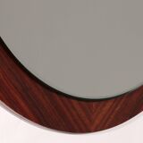 Vintage Danish Rosewood veneer Mirror 1960 Denmark