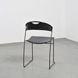 Stacking chairs "Juliette" by Hannes Wettstein, Baleri circa 1987