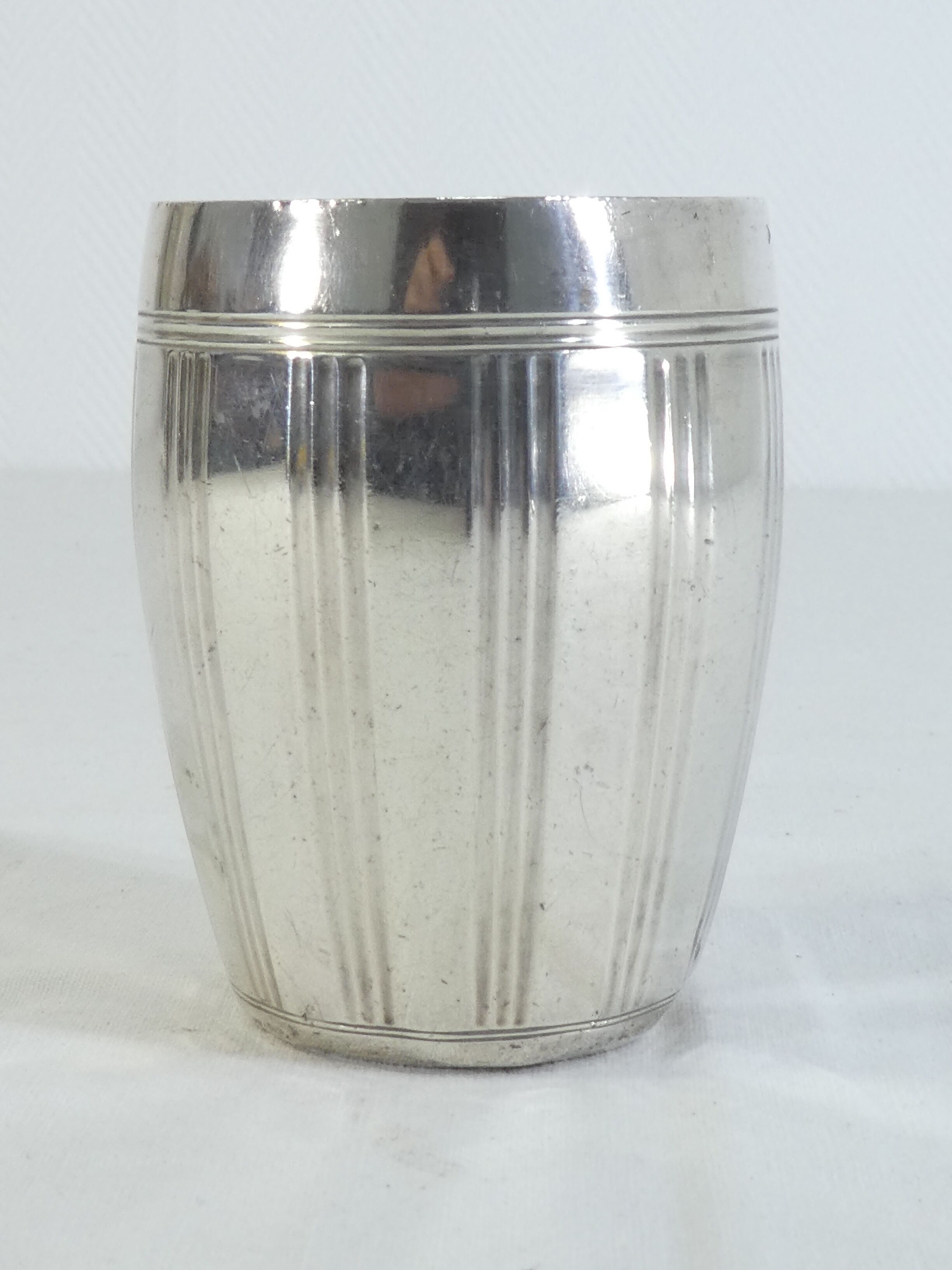 Timbale Art deco en argent massif minerve 1er titre Selency