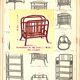Magazine rack THONET No. 33 from 1904 - Viennese Secession -