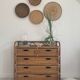Chiffonnier vintage en rotin