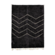 Modern Moroccan carpet black