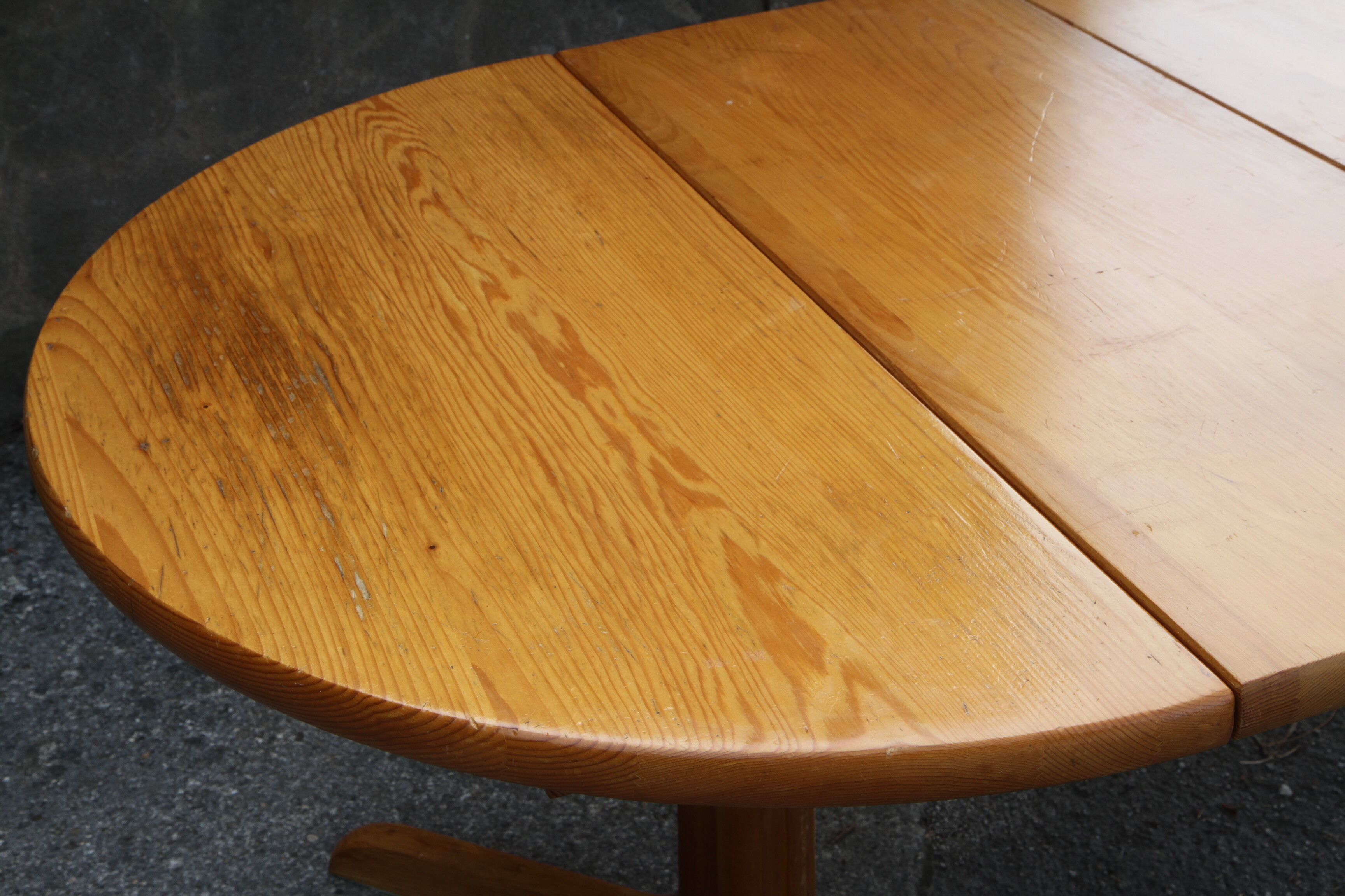 200cm pine expandable dining table