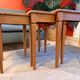 3 nesting tables in solid cherry wood