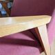 Fauteuil scandinave pieds compas