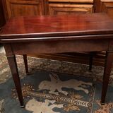 Mahogany game table console from the Napoleon III period