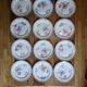 12 assiettes à dessert Sarreguemines Fontanges