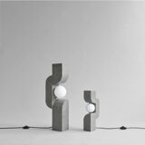 Lampe de table, lampe à poser, modèle Mini - Gris foncé, en céramique, œuvre contemporaine.