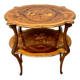 Table d'appoint double plateau art nouveau