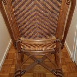 Rattan and bamboo chairs