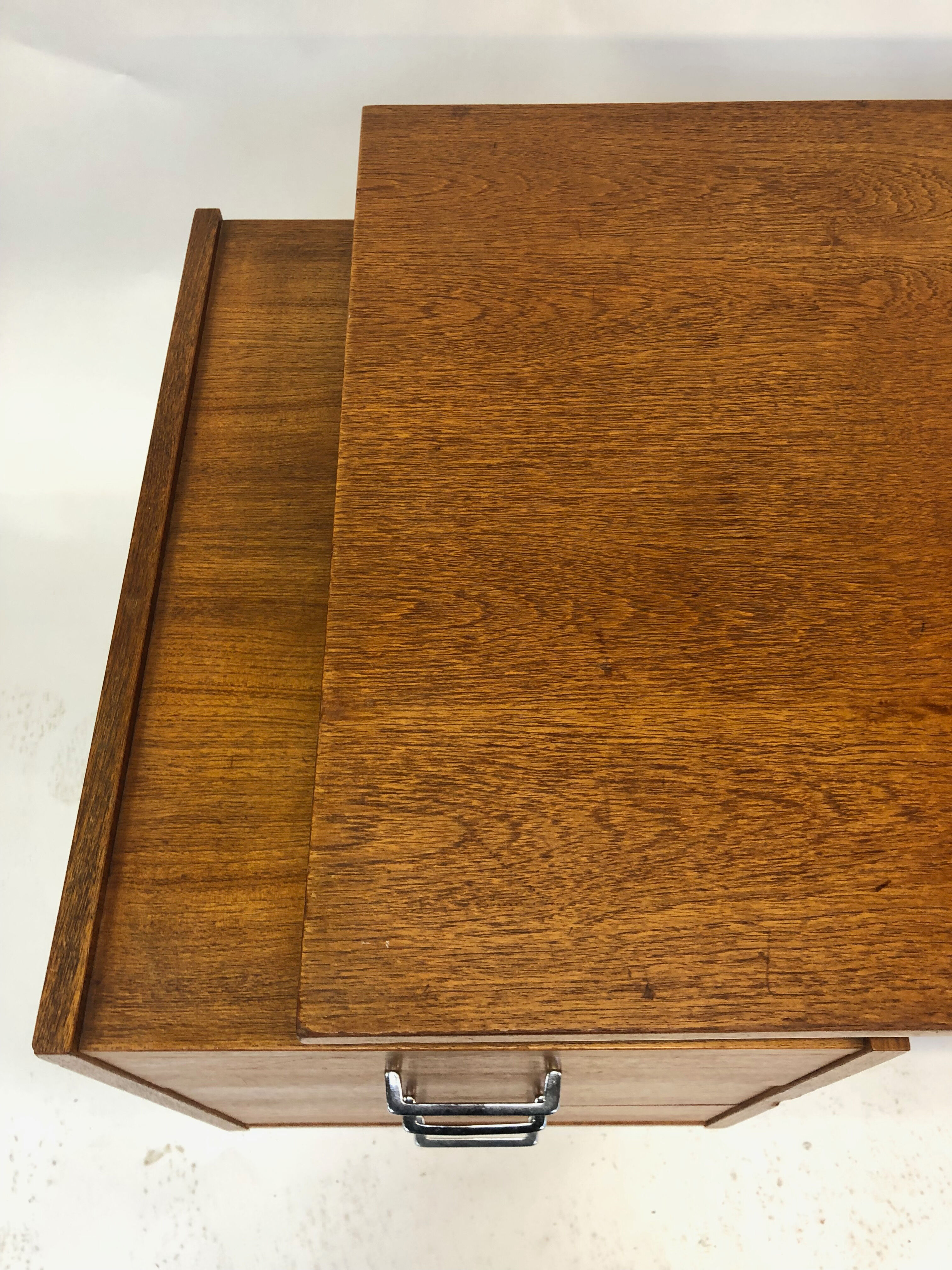 Designer Vintage Pastoe Cees Braakman desk of the 50s teak