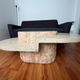 Mactan stone coffee table by Magnussen Ponte 1980