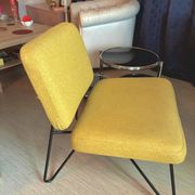 Vintage Watford armchair in mustard yellow velvet