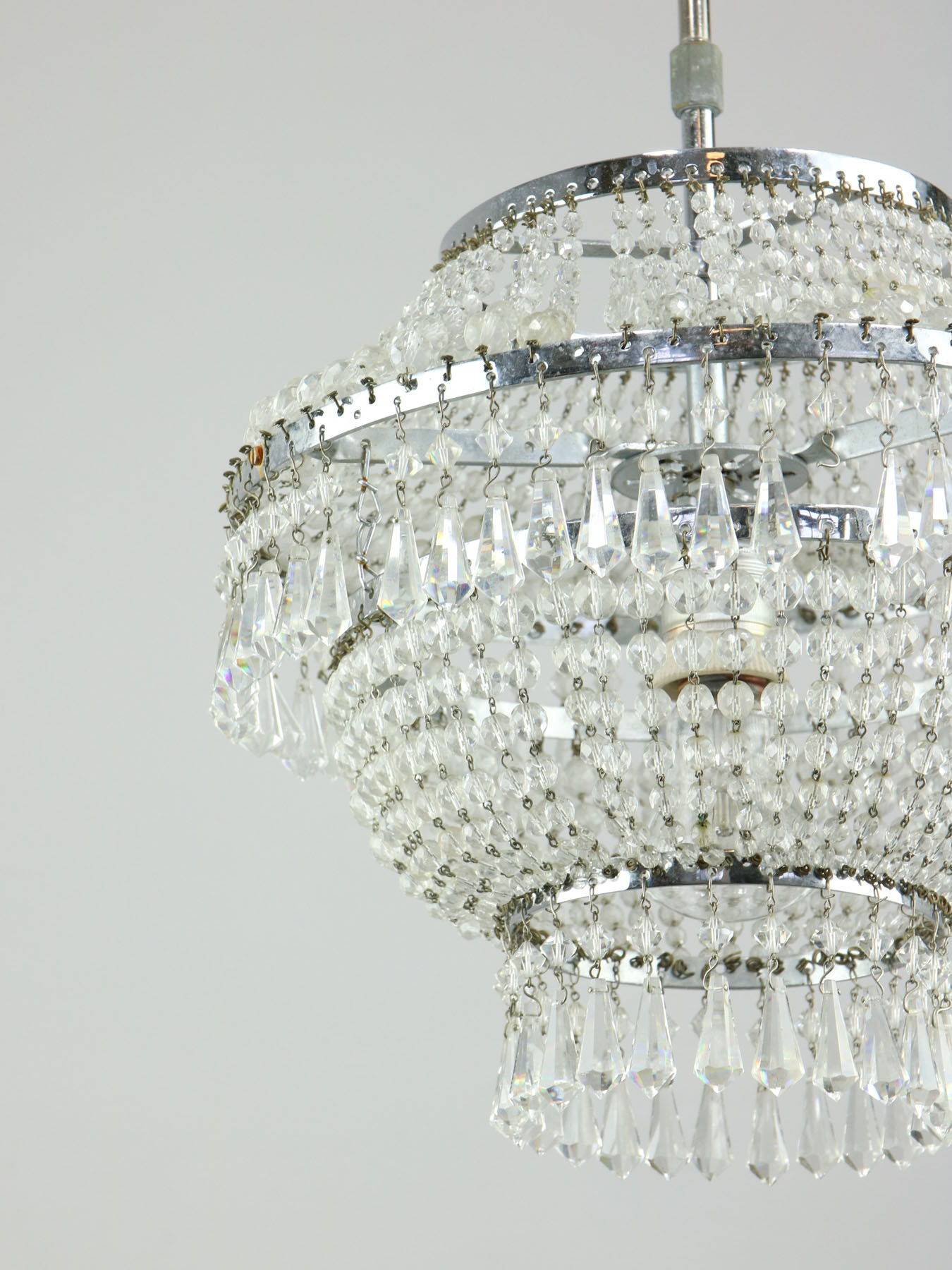 Mid-century Viennese Crystal Chandelier