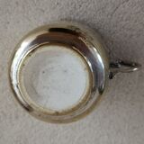 Tasse en métal argenté monogramme LJ