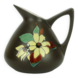 Vase Marei Keramik à décor floral, années 1950